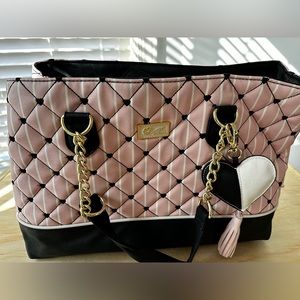 Betsey Johnson quilted purse